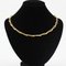Französische 18 Karat Gold Gold Mesh Haferflocken Halskette, 1960er 3