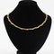 French 18 Karat Yellow Gold Oatmeal Mesh Necklace,1960s 3