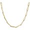 Französische 18 Karat Gold Gold Mesh Haferflocken Halskette, 1960er 1