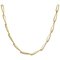 French 18 Karat Yellow Gold Oatmeal Mesh Necklace,1960s 1