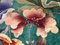 Chinesischer Art Deco Nichols Wollteppich in Grün & Blumen, 20. Jahrhundert 5