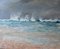 Peinture à l'Huile White Water, Paysage Marin Contemporain, 2017 1
