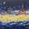 Starry Night, Contemporary Naive School Painting, 2019, Image 1