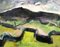 Paisaje amurallado, pintura de paisaje expresionista abstracta galesa contemporánea, 2020, Imagen 1