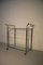 Gold & Glass Bar Cart, 1970s, Image 1