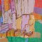 Horizonte de la ciudad, Pintura expresionista abstracta contemporánea, 1990, Imagen 4