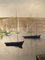 Porto tranquillo, dipinto ad olio contemporaneo di David Williams, Immagine 4