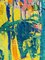 Talking to the Elephant, pintura al óleo expresionista abstracta contemporánea, 2020, Imagen 2