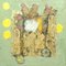 Toy Dragon, Peinture Abstraite Contemporaine à l'Huile avec Feuille d'Or, 2015 1