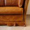 Vintage Leather 3-Seater Sofa with Brass Pinecone Details 5