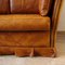 Vintage Leather 3-Seater Sofa with Brass Pinecone Details, Image 5