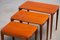 Vintage Scandinavian Teak Nesting Coffee Tables, Set of 3 5