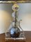 Amerikanische Art Deco Kristallglas & Acrylglas Tischlampe, spätes 1930er 5