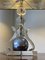 Amerikanische Art Deco Kristallglas & Acrylglas Tischlampe, spätes 1930er 4