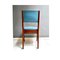 Italian Textile & Wood Dining Chairs, 1950s, Set of 2, Image 5