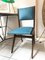 Italian Textile & Wood Dining Chairs, 1950s, Set of 2, Image 8