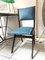 Italian Textile & Wood Dining Chairs, 1950s, Set of 2, Image 1