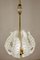 Art Deco Murano Glass 3-Light Pendant Lamp by Ercole Barovier for Barovier & Toso, 1930s 4