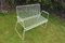 Mid-Century Wire Mesh Garden Bench from Erlau AG Aalen 2