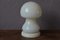 Lampe de Bureau Mushroom Vintage en Verre Opalin 4