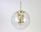 Large German Sputnik Big Ball Pendant Lamp by Doria for Doria Leuchten, 1970s 3