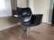 Fauteuil Moderniste Noir, 1960s 5