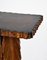 Tavolino di servizio antico in legno di palma con fantasia Tiki Art, Immagine 10