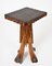 Tavolino di servizio antico in legno di palma con fantasia Tiki Art, Immagine 6
