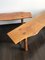 Elm Benches, 1970s, Set of 2 15