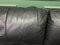 Vintage Modular Black Leather Marsala 3-Seat Sofa by Ligne Roset, Set of 2s 16