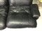 Vintage Modular Black Leather Marsala 3-Seat Sofa by Ligne Roset, Set of 2s 8