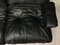 Vintage Modular Black Leather Marsala 3-Seat Sofa by Ligne Roset, Set of 2s 20