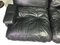 Vintage Modular Black Leather Marsala 3-Seat Sofa by Ligne Roset, Set of 2s 6