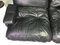 Vintage Modular Black Leather Marsala 3-Seat Sofa by Ligne Roset, Set of 2s, Image 6