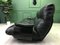 Vintage Modular Black Leather Marsala 3-Seat Sofa by Ligne Roset, Set of 2s, Image 11