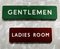 Britisches Vintage Gentlemen Emailleschild 2