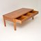 Antique Military Campaign Style Yew Coffee Table, Image 9
