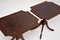 Antique Regency Style Leather Top Side Tables, Set of 2 9