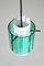Italian Glass 3-Light Pendant Lamp, 1960s 5