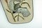 Large Ceramic Wall Plaque Depicting Heron in the Reeds from Krösselbach, 1950s 8