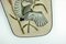 Placca in ceramica raffigurante airone in canne di Krösselbach, anni '50, Immagine 8