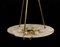 Lámpara de araña de alabastro de Volterra, años 50, Imagen 4