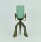Brutalist Iron & Copper Three-Arm Candlestick, 1960s, Image 9