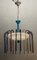 Mid-Century Multi-Colored Murano Glass Chandelier from Veart, Image 9