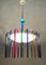 Lámpara de araña Mid-Century de cristal de Murano multicolor de Veart, Imagen 1