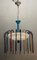 Mid-Century Multi-Colored Murano Glass Chandelier from Veart 2
