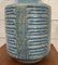 Large Danish Turquoise Ceramic Vase by Per Linnemann-Schmidt for Palshus, 1960s 3