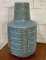 Große Dänische Keramik Vase in Türkis von Per Linnemann-Schmidt für Palshus, 1960er 1