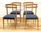 Blonde Italienische Stühle aus Buche, 1950er, 4er Set 1