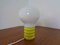 German Yellow Opaline Glass Bulb Lamp by Ingo Maurer for M Design, 1960s 1